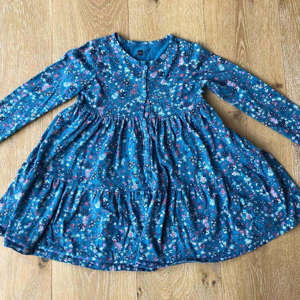 Tea Collection Floral Jersey Dress